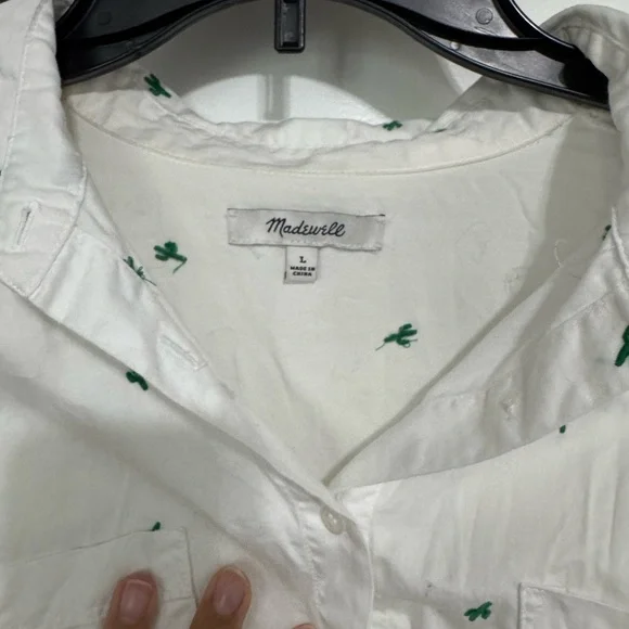 Madewell Embroidered Cactus Shirt - Picture 4 of 7